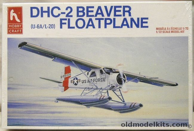 Hobby Craft 1/72 de Havilland DHC-2 Beaver (U-6A / L-20) - USAF or Royal Australian Air Force (RAAF), HC1393 plastic model kit