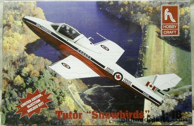 Hobby Craft 1/48 Canadair CT-114 Tutor Snowbirds, HC1426 plastic model kit