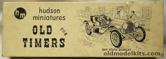 Hudson Miniatures 1/16 1914 Stutz Bearcat Old Timers plastic model kit