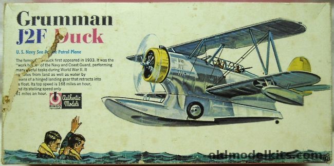 ITC 1/50 Grumman J2F Duck US Navy, C-550-100 plastic model kit