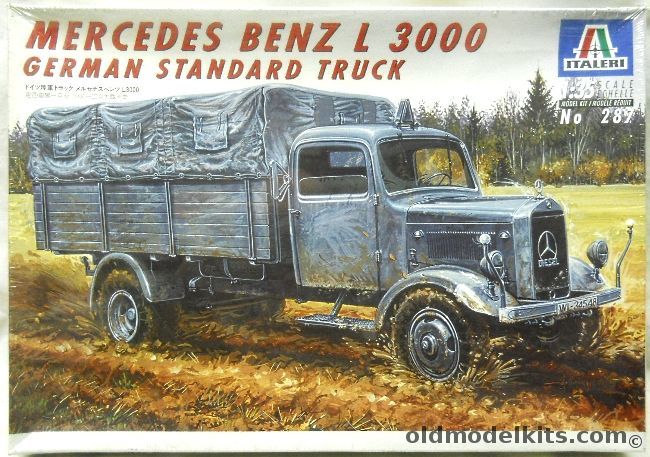 Italeri 1/35 Mercedes Benz L 3000 Standard Truck, 287 plastic model kit