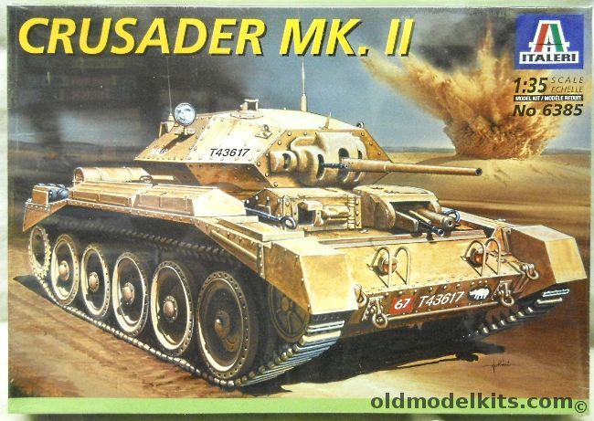 Italeri 1/35 Crusader II Mk. II, 6385 plastic model kit