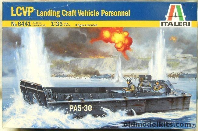 Italeri 1/35 LCVP Landing Craft Vehicle Personnel, 6441 plastic model kit