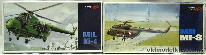 KP 1/72 Mil Mi-8 or Mi-17 Hip And Mil Mi-4, KP031 plastic model kit