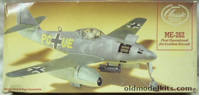 Lindberg 1/48 Messerschmitt Me-262, 2213 plastic model kit