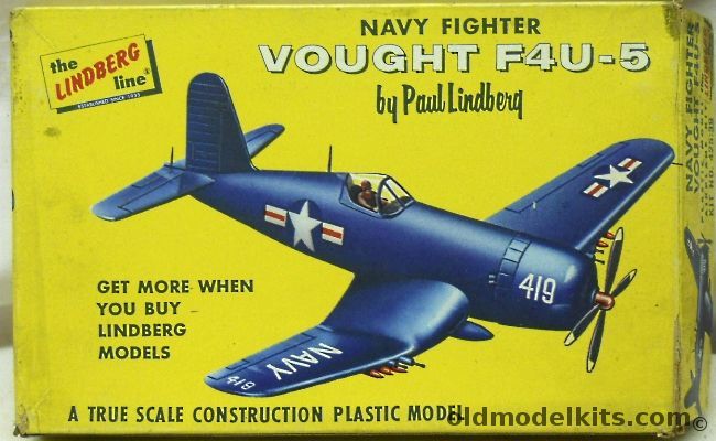 Lindberg 1/72 Vought F4U-5 Corsair - (F4U5), 425-39 plastic model kit