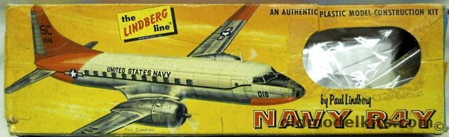Lindberg 1/165 Navy R4Y Samaritan (Navy C-131 Convair 340), 458-49 plastic model kit