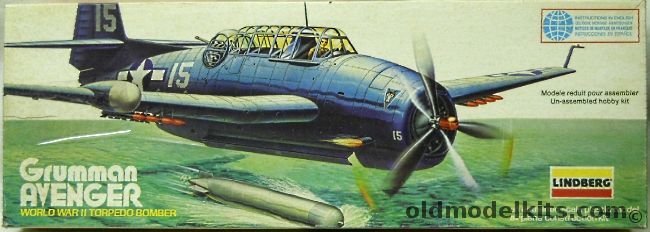 Lindberg 1/48 Grumman TBM-1C Avenger, 5311 plastic model kit