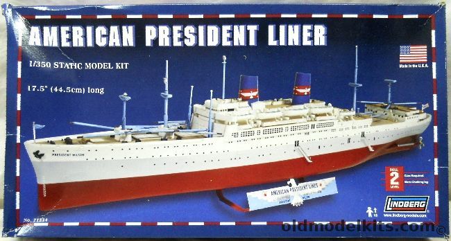 Lindberg 1/547 President Ocean Liner SS President Wilson, 77224 plastic model kit