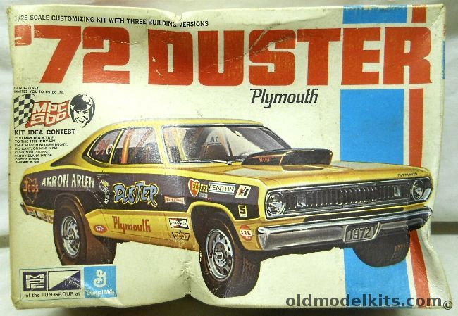 MPC 1/25 1972 Plymouth Duster - Stock / Akron Arlens Famous Pro Stocker / Wild Spoof Custom, 1-7226-225 plastic model kit