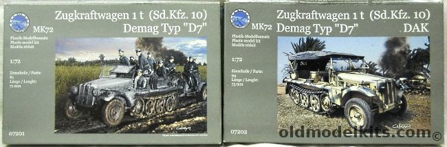 MPK 1/72 Zugkraftwagen 1 t Sd.Kfz.10 Demag Typ D7 / Zugkraftwagen 1 t Sd.Kfz.10 Demag Typ D7 DAK plastic model kit