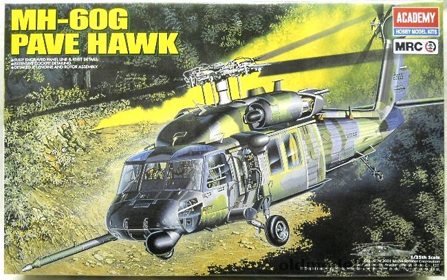 MRC 1/35 MH-60G Pave Hawk, 2201 plastic model kit