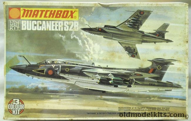 Matchbox 1/72 Buccaneer S2B, PK-106 plastic model kit