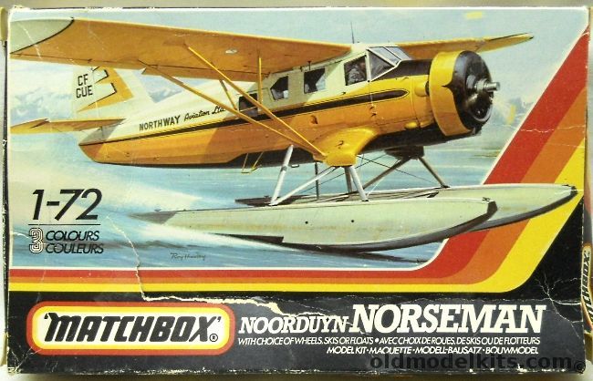 Matchbox 1/72 UC-64A Norseman - USAF or Civil, PK-125 plastic model kit