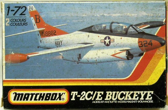 Matchbox 1/72 T-2C/E Buckeye - US Navy or Hellenic Air Force, PK-42 plastic model kit