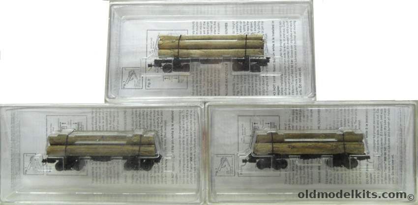 Micro-Trains Line 1/87 865 00 010 30 Foot Log Car With Logs / 865 00 020 30 Foot Log Car With Logs / 865 00 030 30 Foot Log Car With Logs HOn3 Narrow Gauge plastic model kit