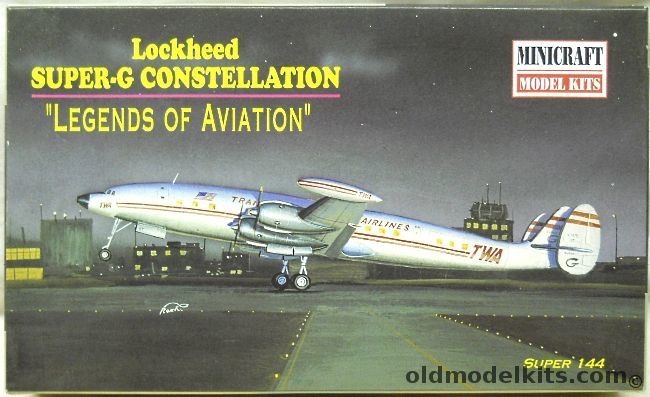 Minicraft 1/144 Lockheed Super G Constellation L-1049 - TWA or Iberia, 14443 plastic model kit