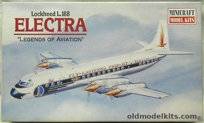 Minicraft 1/144 Lockheed L-188 Electra - Eastern Airlines or KLM, 14444 plastic model kit