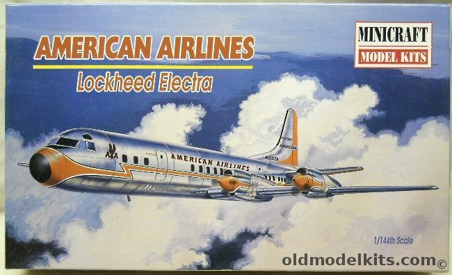 Minicraft 1/144 Lockheed L-188 Electra - American Airlines 'Flagship Chicago', 14476 plastic model kit