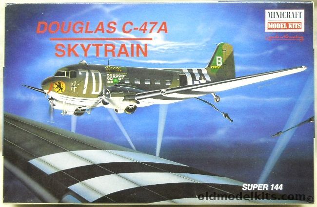 Minicraft 1/144 Douglas C-47 Skytrain, 14489 plastic model kit