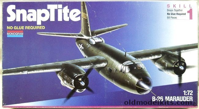 Monogram 1/72 Martin B-26 Marauder, 1101 plastic model kit