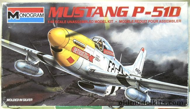 Monogram 1/48 TWO P-51D Mustang Detroit Miss, 5207 plastic model kit