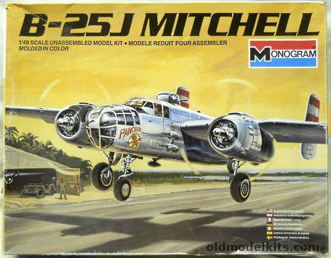 Monogram 1/48 B-25J Mitchell - USAAF Or US Navy PBJ-1J, 5502 plastic model kit