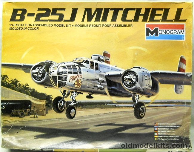 Monogram 1/48 B-25J Mitchell - Or PBJ-1 US Navy, 5502 plastic model kit