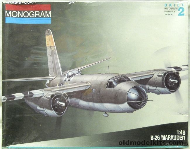 Monogram 1/48 Martin B-26 Marauder - 'The Yankee Guerrilla' 555 Bomb Squadron 386 Bomb Group, 5506 plastic model kit