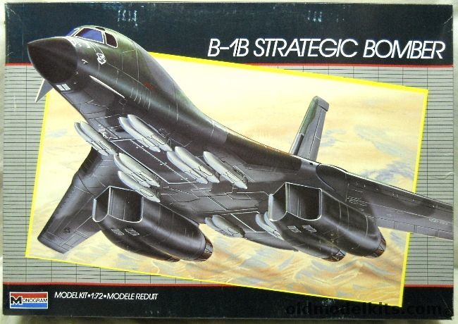 Monogram 1/72 B-1B Strategic Bomber, 5606 plastic model kit