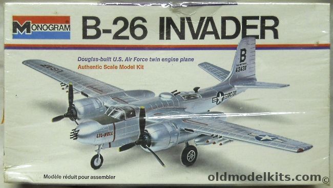 Monogram 1/67 B-26 Invader - White Box Issue, 6818 plastic model kit