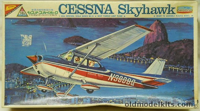 Nichimo 1/48 Cessna 172 Skyhawk, S-4816-300 plastic model kit