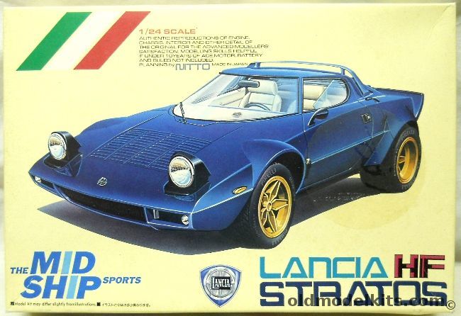 Nitto 1/24 Lancia HF Stratos - Motorized / Working Headlights, 14046 plastic model kit