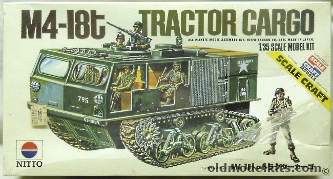 Nitto 1/35 M4-18T US Army 18 Ton High Speed Cargo Tractor, 91 plastic model kit