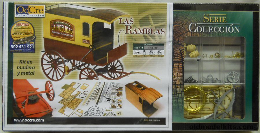 Ocio Creativo 1/10 Delivery Wagon Los Ramblas - (OcCre), 51001 plastic model kit