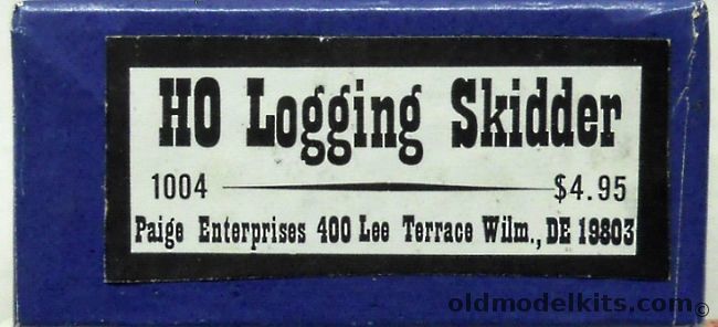Paige Enterprises 1/87 Logging Skidder - HO / HOn3 Scale Craftsman Kit, 1004 plastic model kit