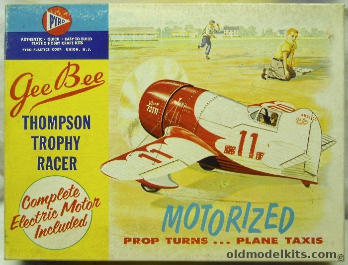 Pyro 1/32 Gee Bee Thompson Trophy Racer - Motorized, 317-249 plastic model kit