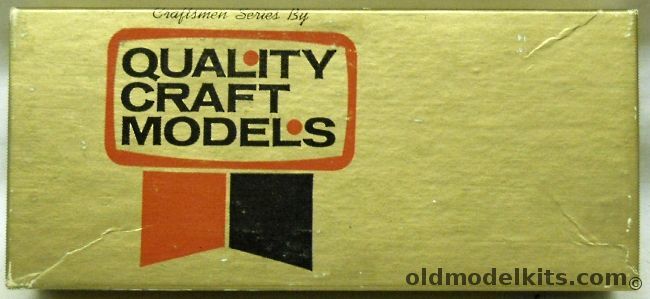 Quality Craft Models 1/87 D&RGW Narrow Gauge Caboose HOn3 - HO Scale Craftsman Kit, 1001 plastic model kit