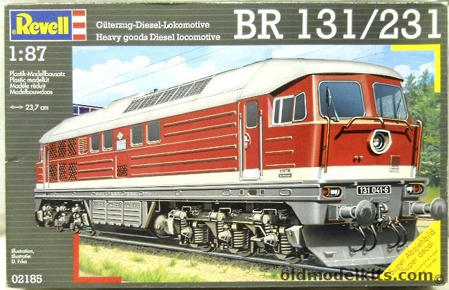 Revell 1/87 BR 131/231 Diesel Locomotive - HO Scale, 02185 plastic model kit