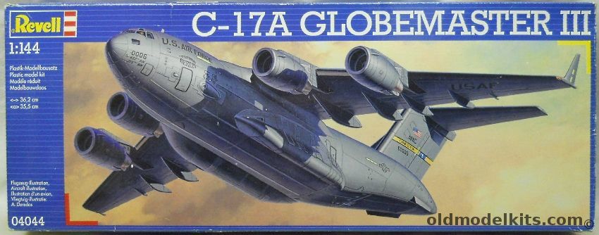 Revell 1/144 C-17A Globemaster III, 04044 plastic model kit