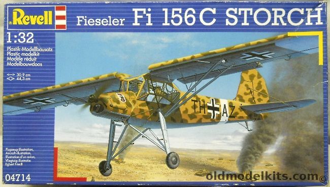 Revell 1/32 Fiesler Fi-156 C Storch, 04714 plastic model kit