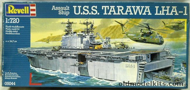 Revell 1/720 USS Tarawa LHA-1 Assault Carrier, 05044 plastic model kit