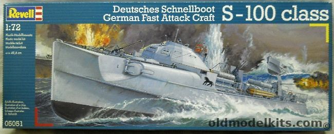 Revell 1/72 S-100 Class German Fast Attack Craft, 05051 plastic model kit