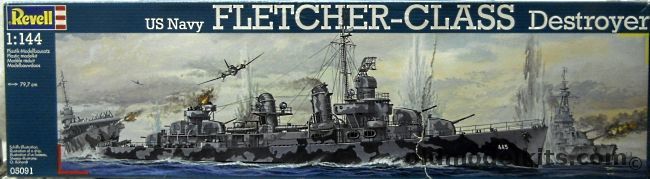 Revell 1/144 US Navy Fletcher Class Destroyer, 05091 plastic model kit