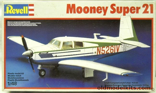 Revell 1/48 Mooney Super 21 / M20 E - (ex-Bandai / Entex), 4125 plastic model kit