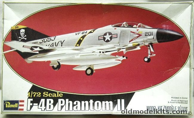 Revell 1/72 McDonnell-Douglas F-4B Phantom II - VF-84 Jolly Rogers, 4302 plastic model kit