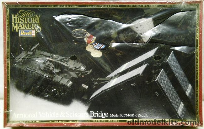 Revell 1/40 Armored Vehicle and Scissors Bridge - History Makers Issue, 8608 plastic model kit