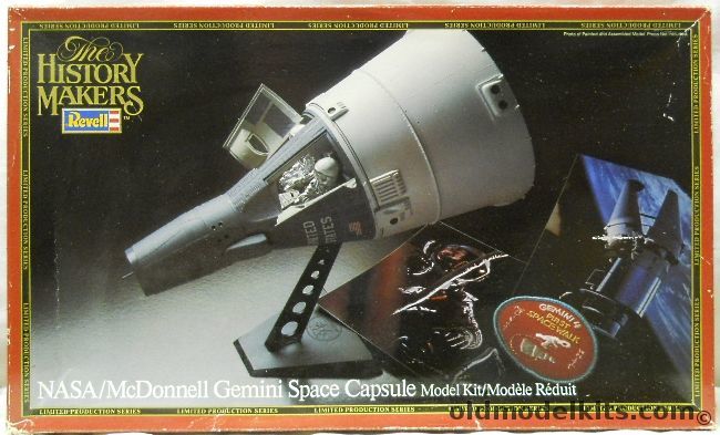 Revell 1/24 NASA/McDonnell Gemini Spacecraft Capsule - History Makers Issue, 8618 plastic model kit