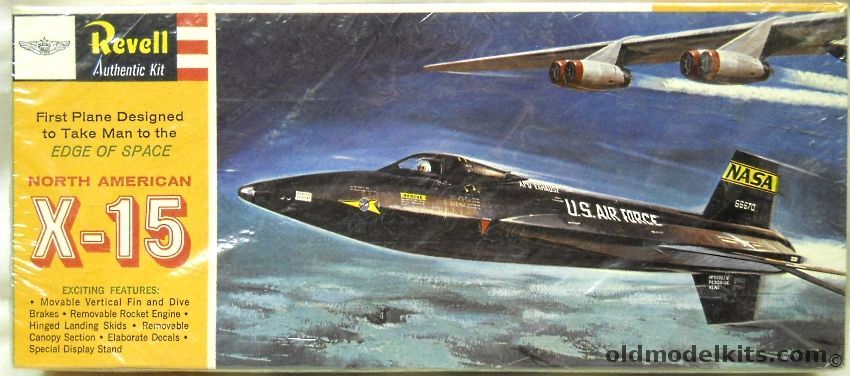 Revell 1/65 North American X-15, H164-130 plastic model kit