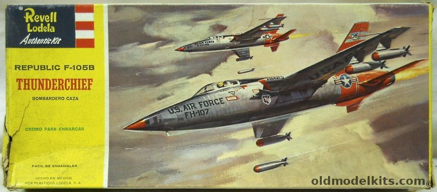 Revell 1/75 Republic F-105B Thunderchief - Lodela Issue, H166 plastic model kit
